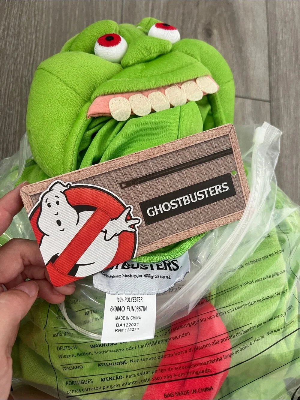 Slimer Baby Costume
